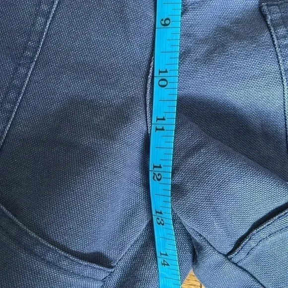 [L] Forever  21 Navy Blue Vintage Cargo Pants Double Pocket WMN - Picture 7 of 11